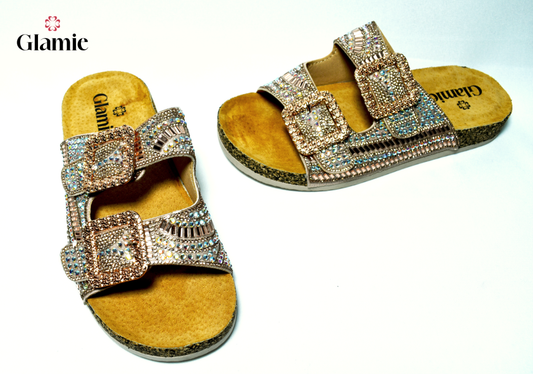 Sandalias Glam Rosa Gold